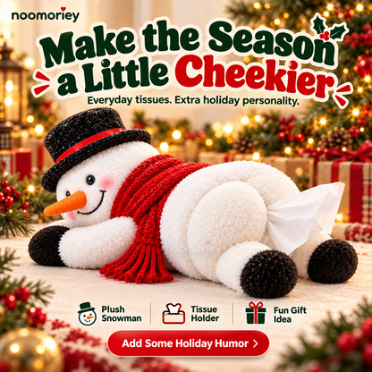 🤣☃️Funny Christmas Snowman Tissue Holder✨