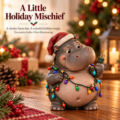 🔥🦛Merry Little Troublemakers – Christmas Hippo Collection