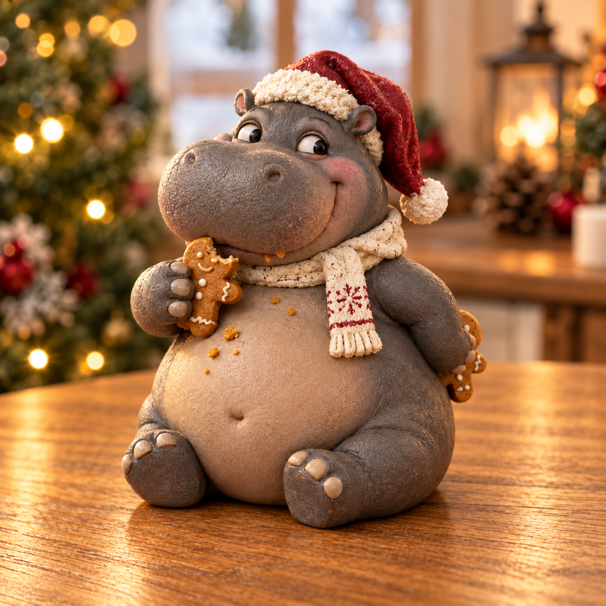 🔥🦛Merry Little Troublemakers – Christmas Hippo Collection