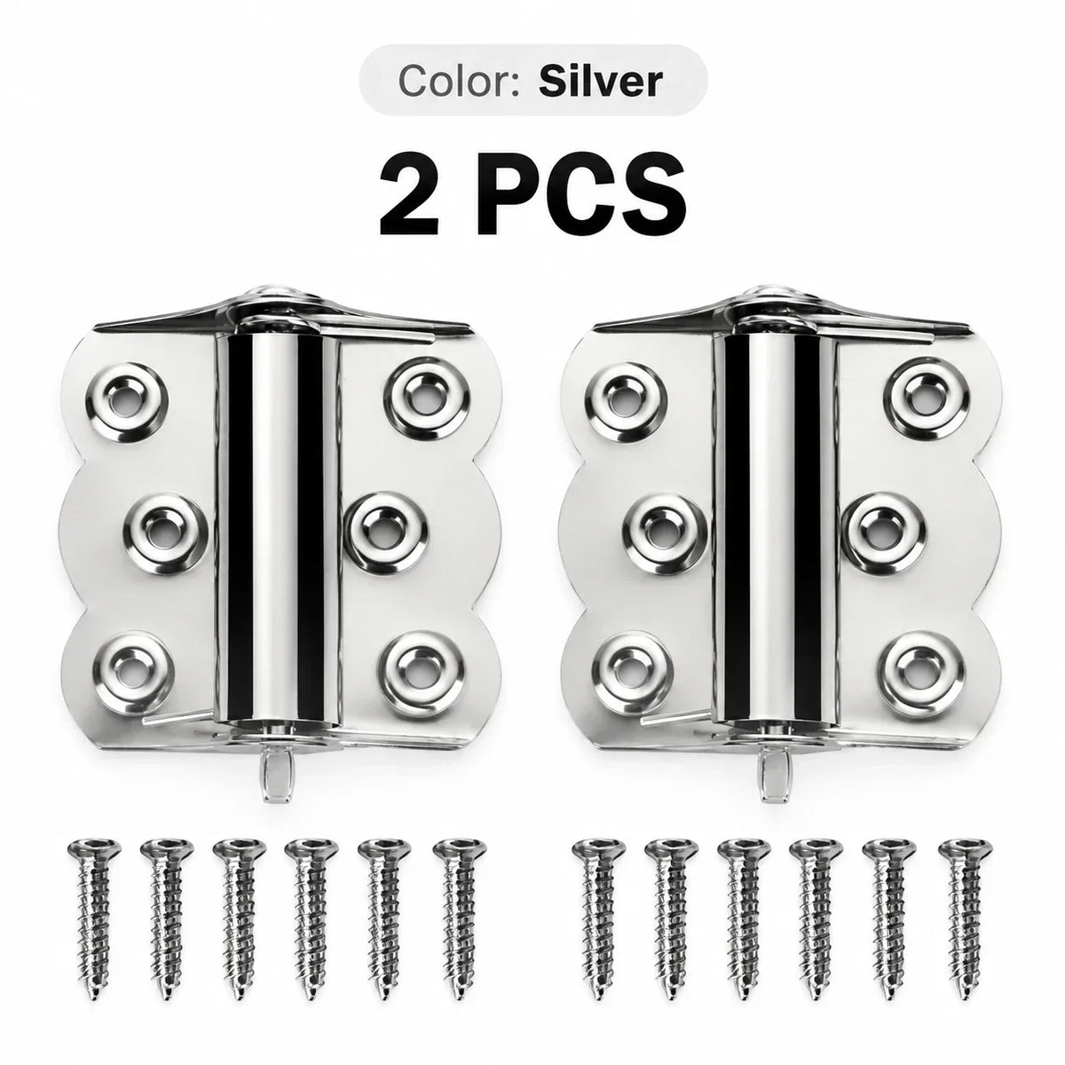 Self-Closing Spring Cabinet Hinges for Doors | 4/6 PCS