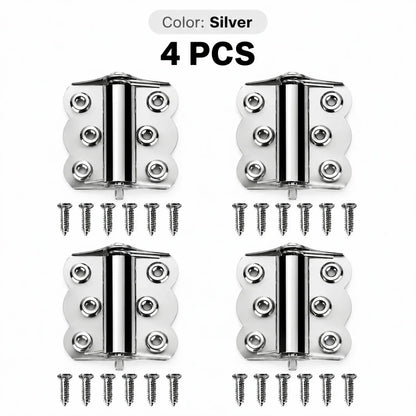 Self-Closing Spring Cabinet Hinges for Doors | 4/6 PCS