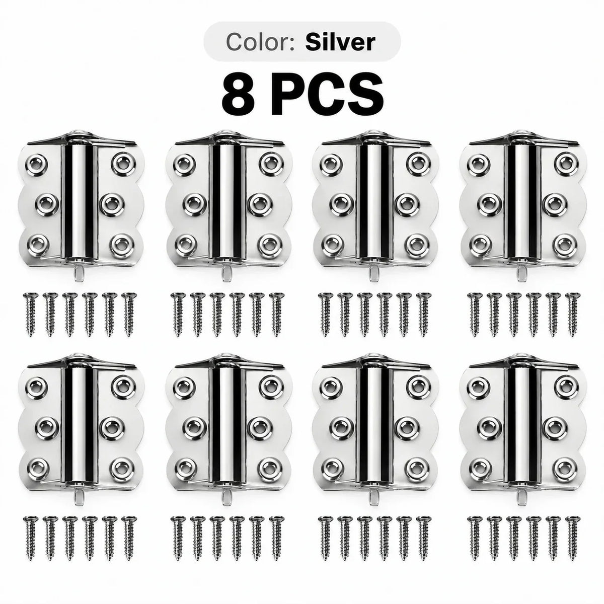 Self-Closing Spring Cabinet Hinges for Doors | 4/6 PCS