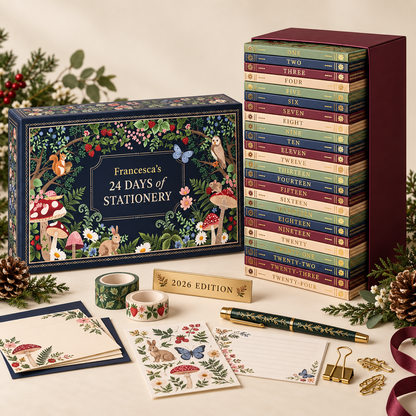 Advent Calendar 2026 Stationery Christmas Gift Set