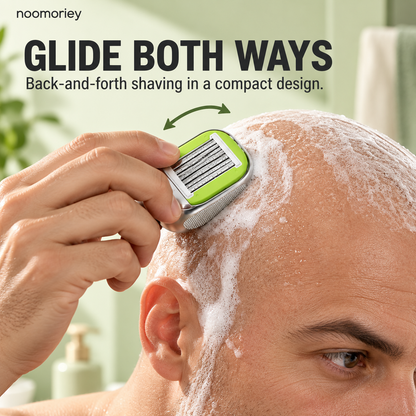 Portable Manual Body Shaver – Bidirectional Razor with Replaceable Blade