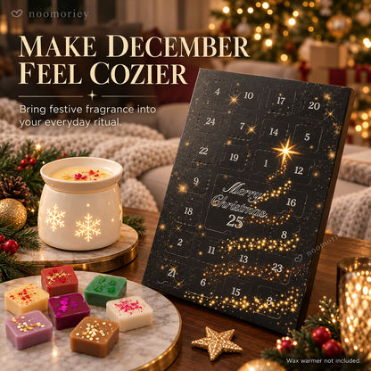 ⏰Only 50 Left!!!🚨—Available While Supplies Last.🎄 25-Day Luxury Wax Melt Advent Calendar – Scented Soy Wax Surprises for Cozy Christmas Moments !!!🎁