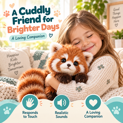 ❤️🐾Last Day 49% OFF🐼Red Panda – Interactive Plush Companion | A Little Friend, A Lot of Love