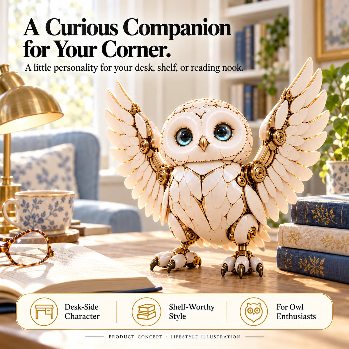 2-in-1 Transforming Mechanical Owl Egg