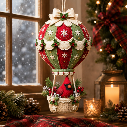 🎈 Christmas Hot Air Balloon Hanging DIY Kit