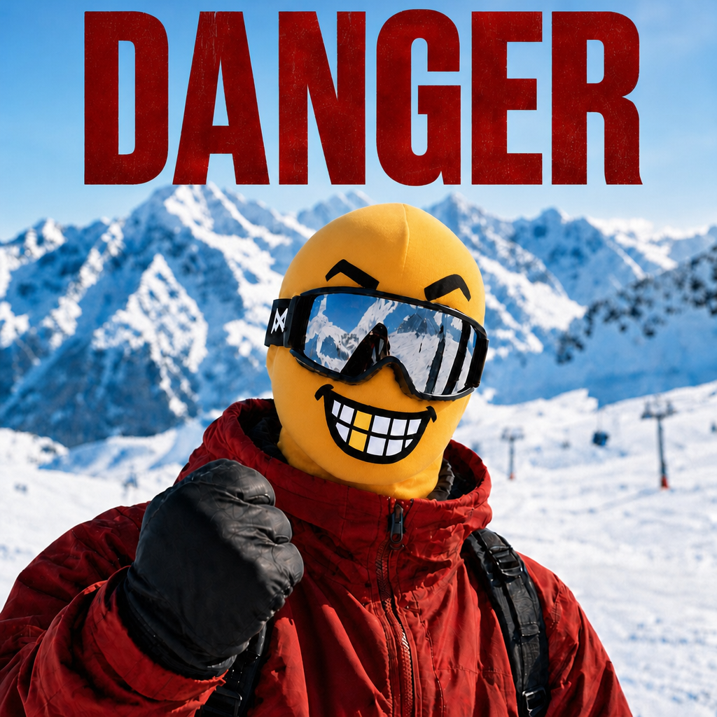Funny Block Head Ski Mask – Full Face Winter Balaclava