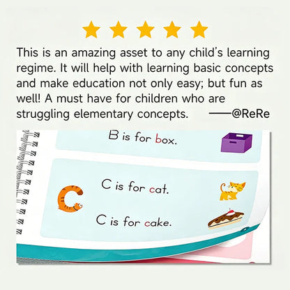 🔥Kids Reusable Groove Handwriting Practice Books 6 Pack