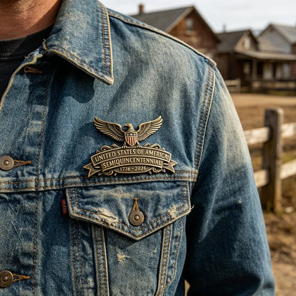 🇺🇸🎖️Celebrate 250 years of American freedom Set: Card + Lapel Pin + Keychain