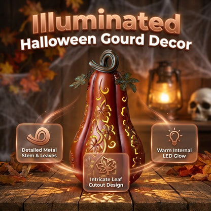 Light-Up Halloween Pumpkin Decoration
