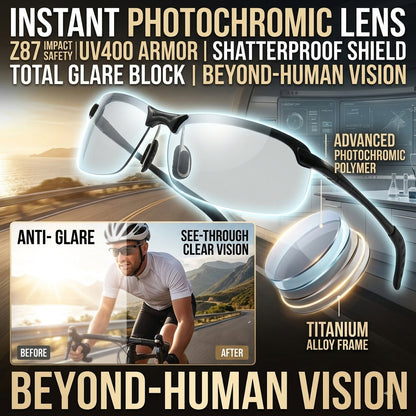 🕶️Smart Vision Glasses – Infrared Night Vision | Anti-Glare | UV Protection | Impact-Resistant