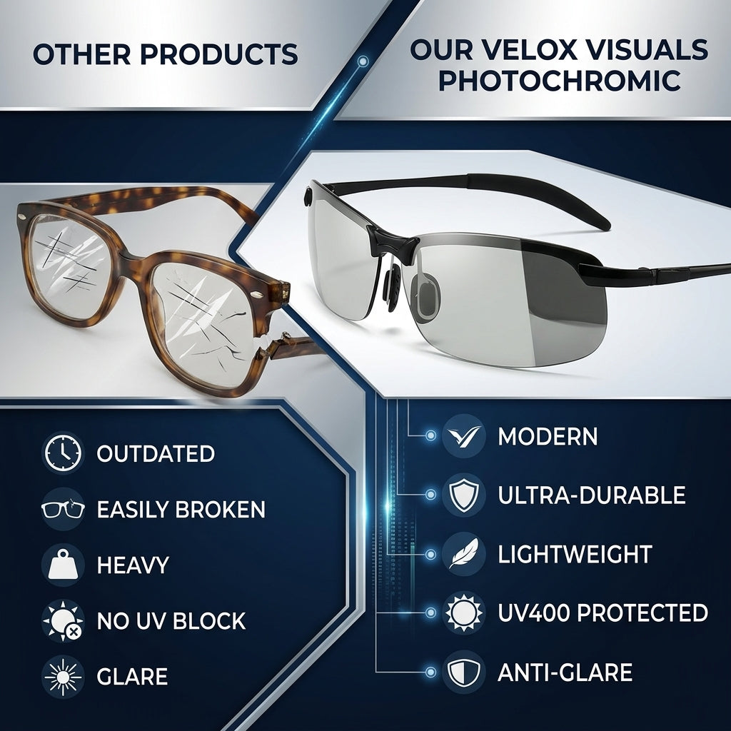 🕶️Smart Vision Glasses – Infrared Night Vision | Anti-Glare | UV Protection | Impact-Resistant
