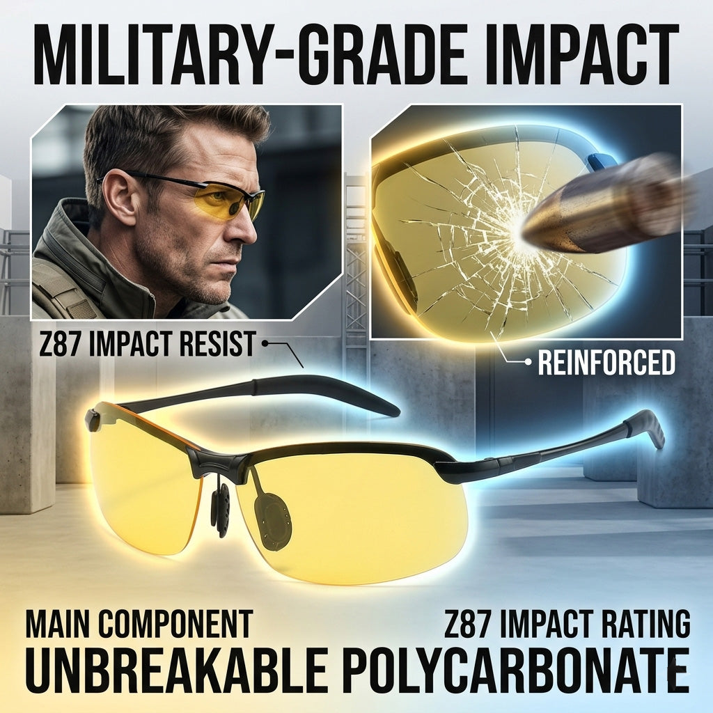 🕶️Smart Vision Glasses – Infrared Night Vision | Anti-Glare | UV Protection | Impact-Resistant