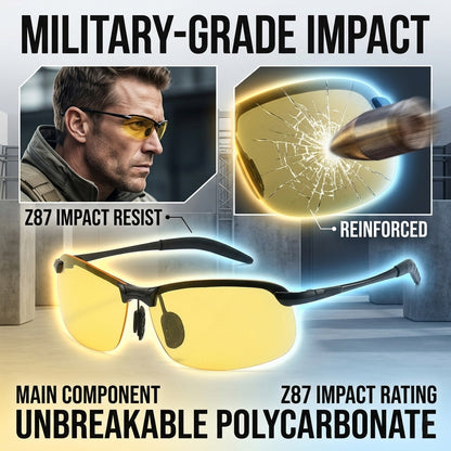 🕶️Smart Vision Glasses – Infrared Night Vision | Anti-Glare | UV Protection | Impact-Resistant