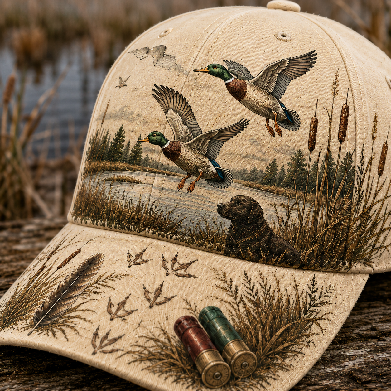 🦆DUCK HUNTING WILD & READY HAT