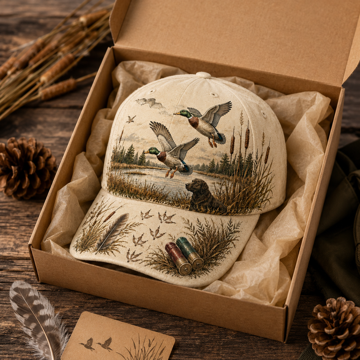 🦆DUCK HUNTING WILD & READY HAT