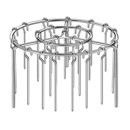 2 Pack Stainless Steel Air Fryer Skewer Rack, 360° No Flip Kabob Grill Stand