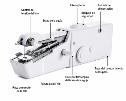 ✨ Sew Anywhere in Seconds | Portable Electric Handheld Sewing Machine