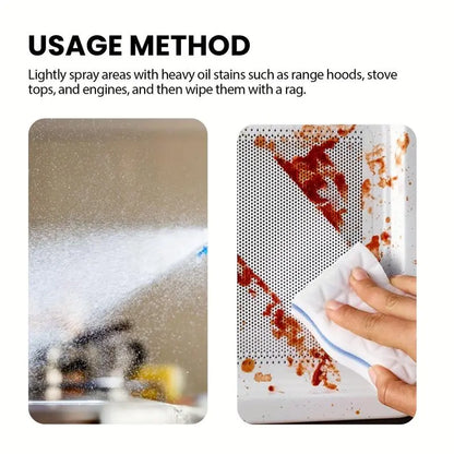 🔥 50% OFF!🫧Heavy Duty Kitchen Degreaser Spray Lasting Effect Heavy Oil Cleaner Stain Removal Liquid for Kitchen