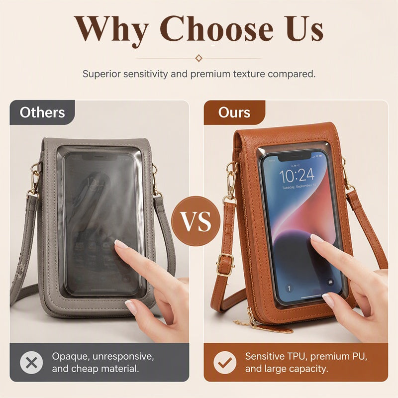 🔥LAST DAY 50% OFF- Women's Touchscreen Sensitive Phone Crossbody Bag
