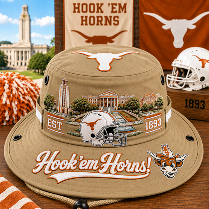 🇺🇸 Last Day Promo: 49% OFF🤘🐂Hook 'em Horns Boonie Hat🏈