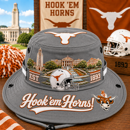 🇺🇸 Last Day Promo: 49% OFF🤘🐂Hook 'em Horns Boonie Hat🏈
