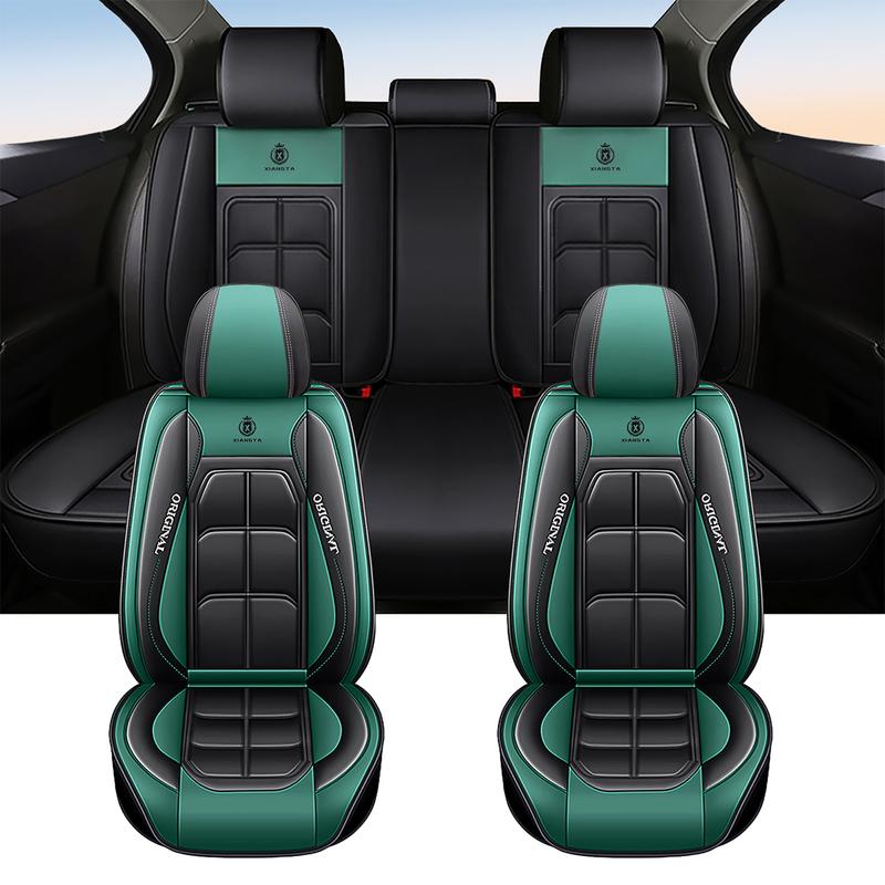🏎️ 5-Seater Universal Leather Car Seat Cover Set