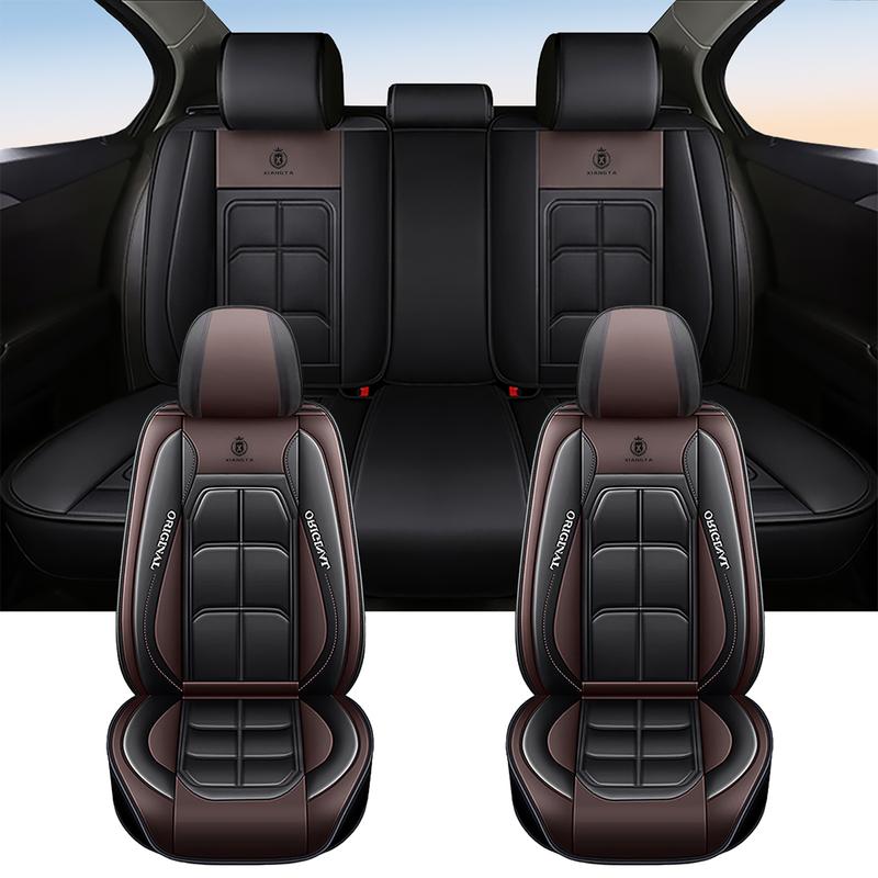 🏎️ 5-Seater Universal Leather Car Seat Cover Set