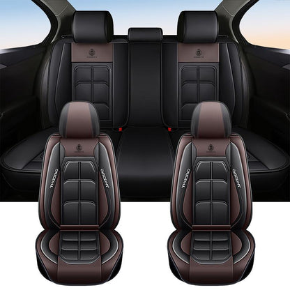 🏎️ 5-Seater Universal Leather Car Seat Cover Set