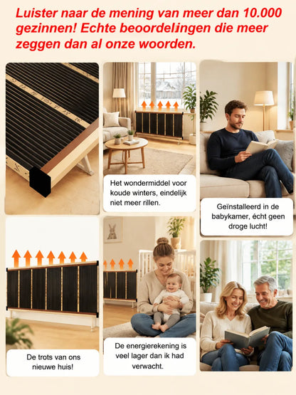 🔥3-Second Rapid Heating Honeycomb Graphene Far-Infrared Ceramic Wall Heater | Low Noise, Energy Efficient Indoor Wall Mount Space Heater