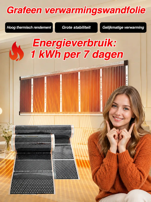 🔥3-Second Rapid Heating Honeycomb Graphene Far-Infrared Ceramic Wall Heater | Low Noise, Energy Efficient Indoor Wall Mount Space Heater
