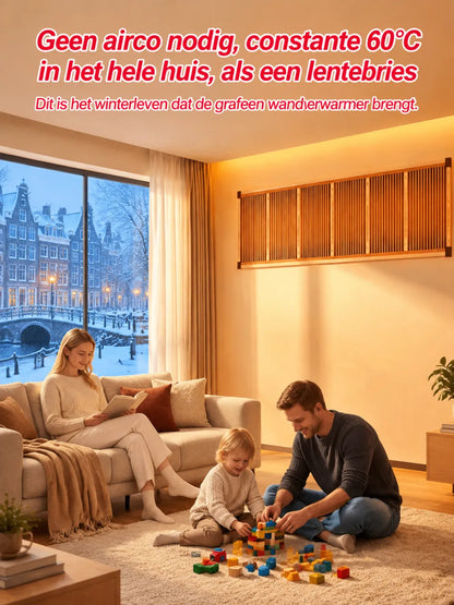 🔥3-Second Rapid Heating Honeycomb Graphene Far-Infrared Ceramic Wall Heater | Low Noise, Energy Efficient Indoor Wall Mount Space Heater