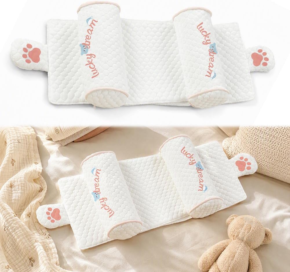 🎀Baby Head Shaping Pillow – Adjustable Neck Support for 0–6 Months