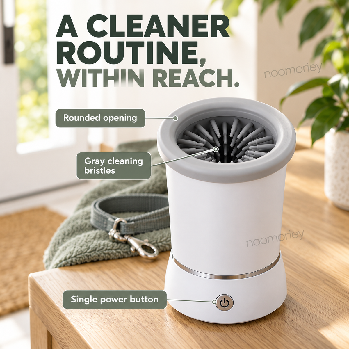 Automatic Dog Paw Cleaner, Electric Paw Washer for Dogs, Portable Pet Foot Cleaning Cup