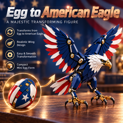 🥚➡️🦅Patriot Eagle™ Egg-to-Eagle Transforming Figure🔥