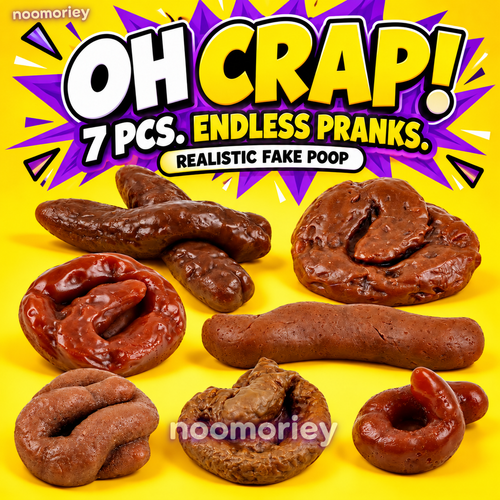💩 7-Piece Realistic Fake Poop Prank Set – Big Laughs, Epic Reactions & a Hilarious Gag Gift 😂