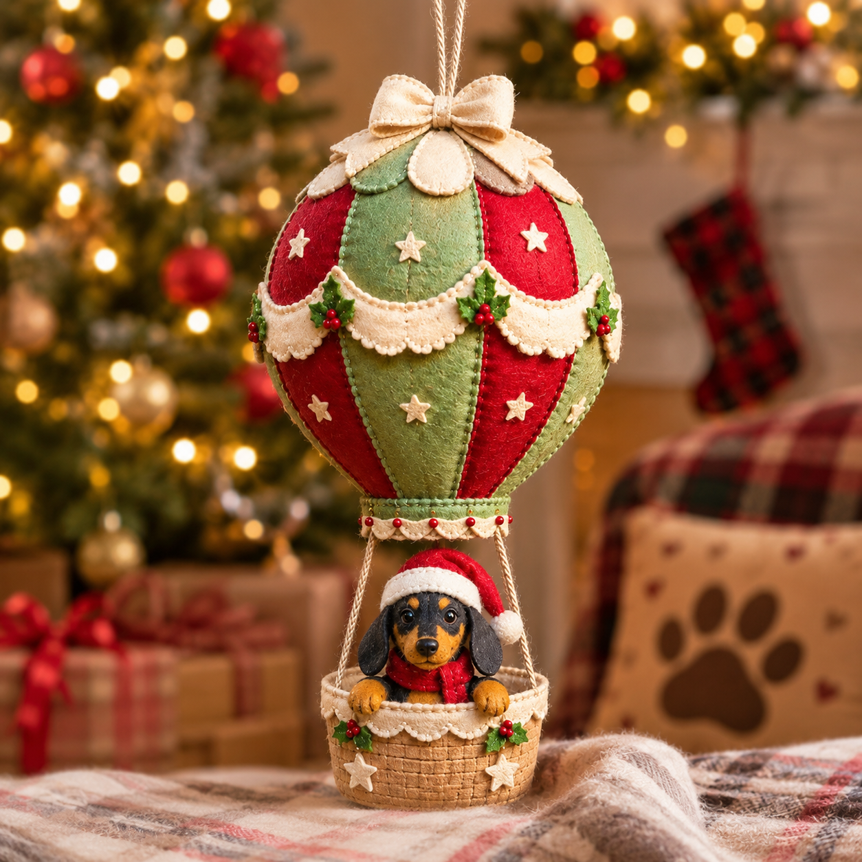 🎈 Christmas Hot Air Balloon Hanging DIY Kit