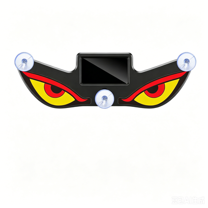Car Rear Window Dynamic LED Display – Vampire Devil Eye Emoji Panel, Auto Decorative Light tiktokshopspringglowup
