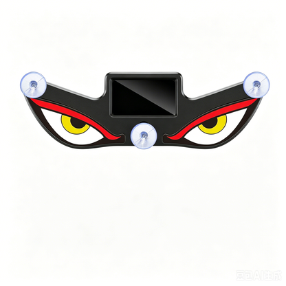 Car Rear Window Dynamic LED Display – Vampire Devil Eye Emoji Panel, Auto Decorative Light tiktokshopspringglowup
