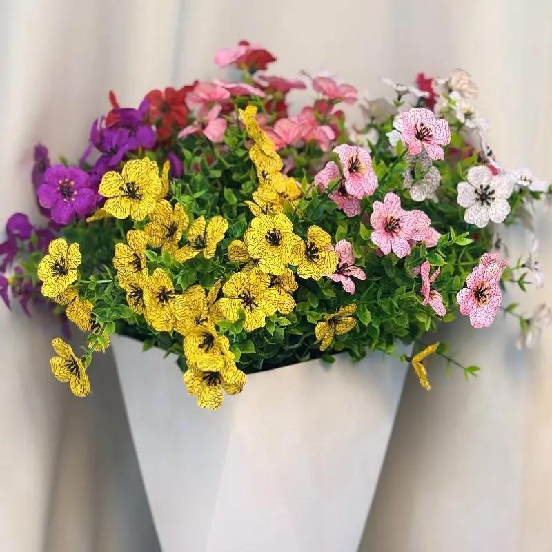 🍂Artificial Fall Flowers Faux Mums for Outdoor Indoor Garden Home Decoration