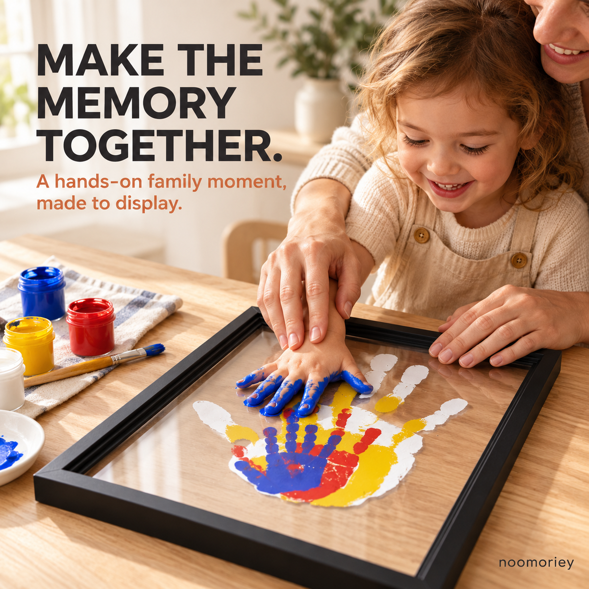 DIY Family Handprint Frame – Personalized Keepsake Gift for Family & Kids