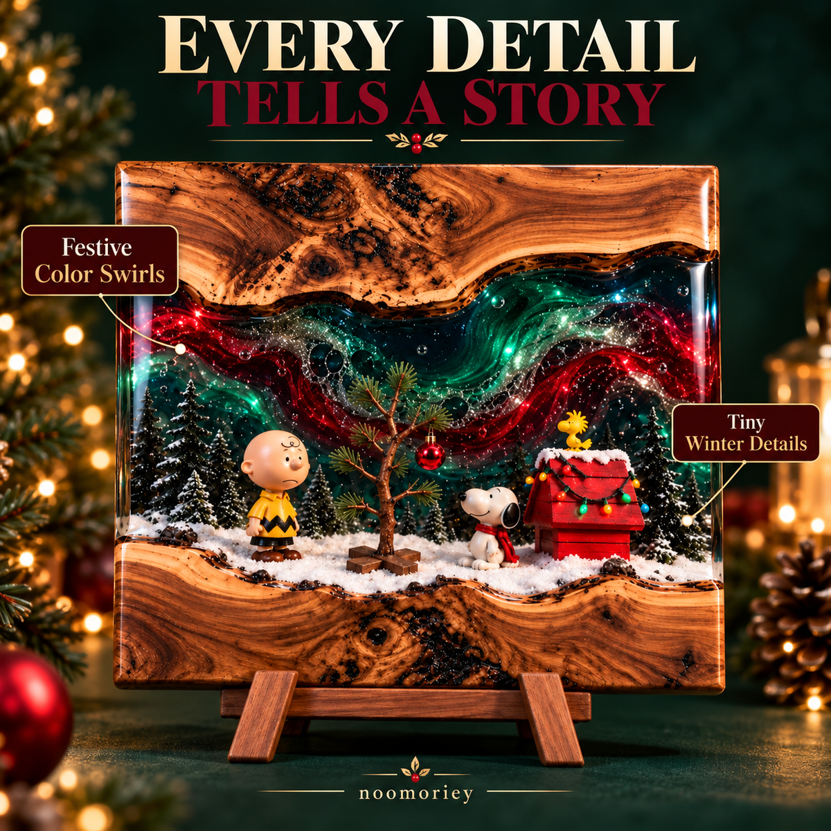 Handmade Christmas Cutting Board