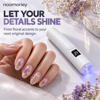 💅 Silicone Nail Art Stamper with LED Curing Light