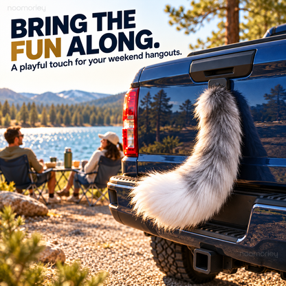 🔥Wagging Truck Tail🛻 – Fluffy Vehicle Decoration & Fun Gift for Truck Lovers 🎁
