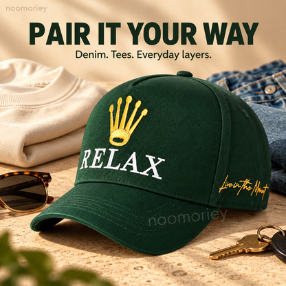 🧢Relax Crown Vintage Baseball Cap
