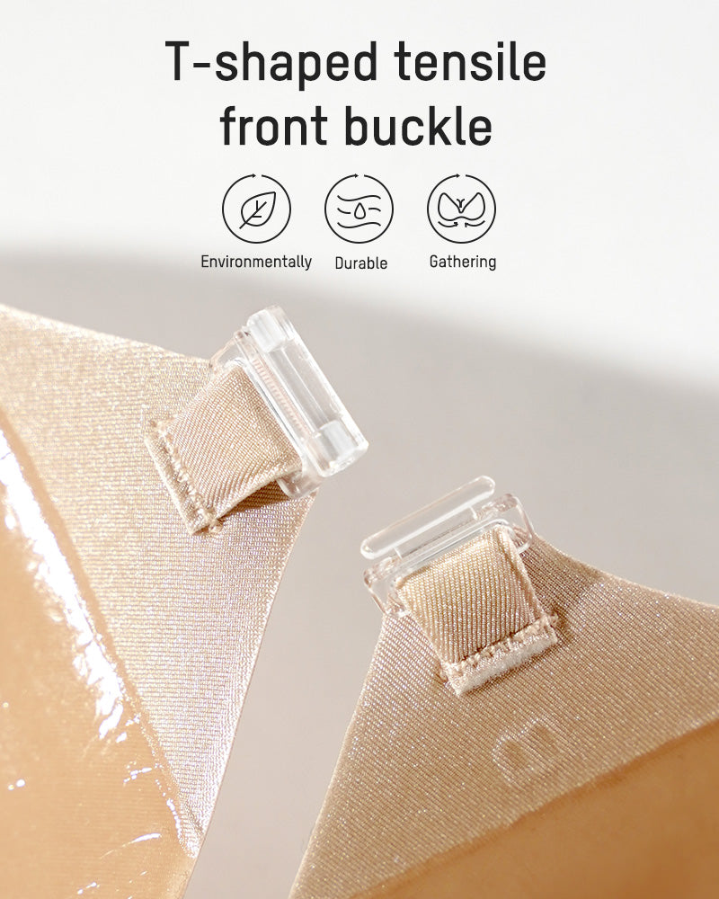 Front Closure Adhesive Invisible Push-Up Bra 2 pcs