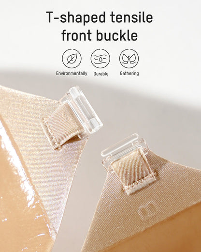 Front Closure Adhesive Invisible Push-Up Bra 2 pcs
