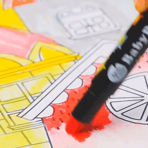 BabyRoo Silky Washable Crayons 🎨🖍️✨ – Safe, Smooth & Easy to Clean!